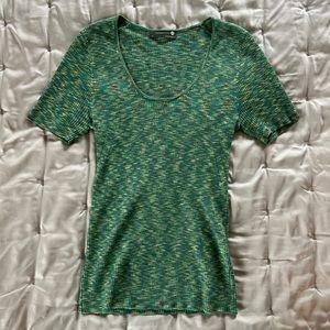 Anthropologie space-dye knit top